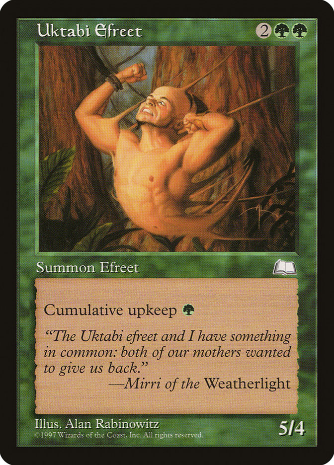 Uktabi Efreet [Weatherlight] | Play N Trade Winnipeg
