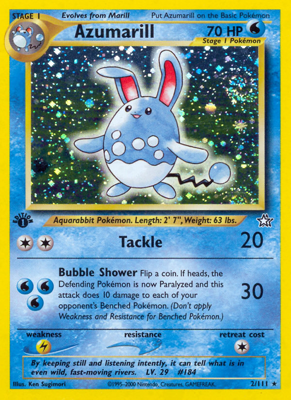 Azumarill (2/111) [Neo Genesis 1st Edition] | Play N Trade Winnipeg