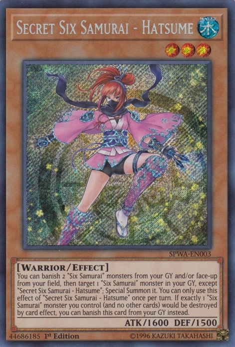 Secret Six Samurai - Hatsume [SPWA-EN003] Secret Rare | Play N Trade Winnipeg