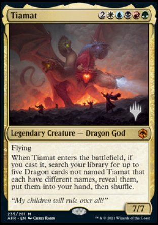 Tiamat (Promo Pack) [Dungeons & Dragons: Adventures in the Forgotten Realms Promos] | Play N Trade Winnipeg