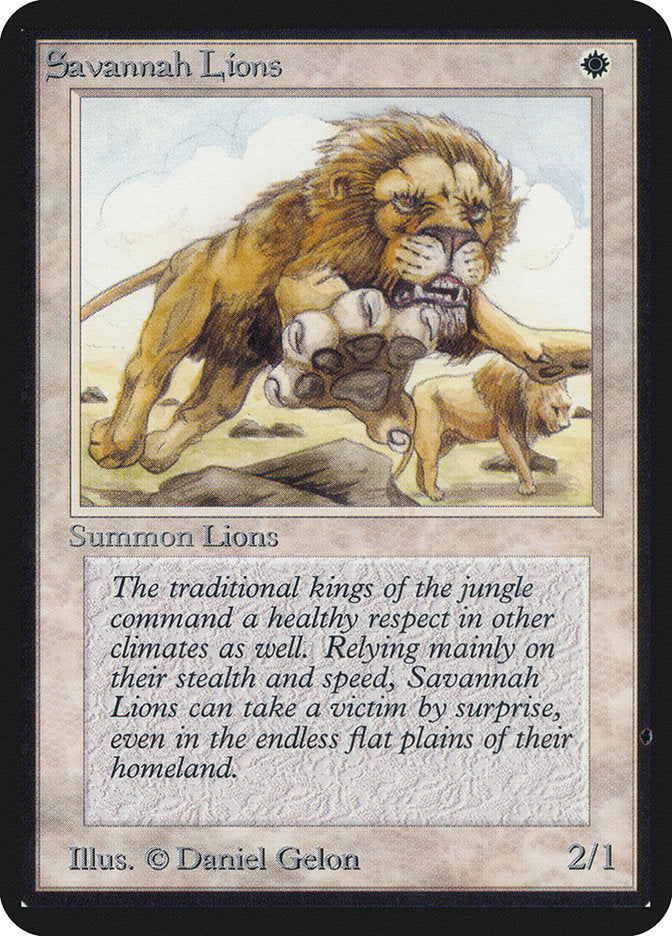 Savannah Lions [Limited Edition Alpha] | Play N Trade Winnipeg
