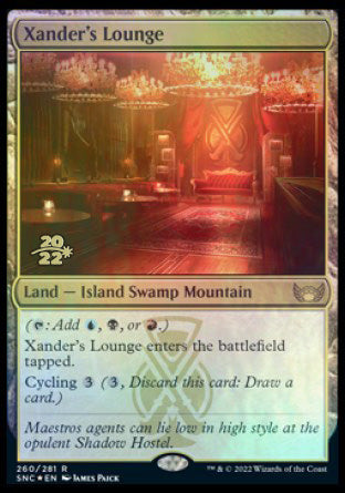 Xander's Lounge [Streets of New Capenna Prerelease Promos] | Play N Trade Winnipeg