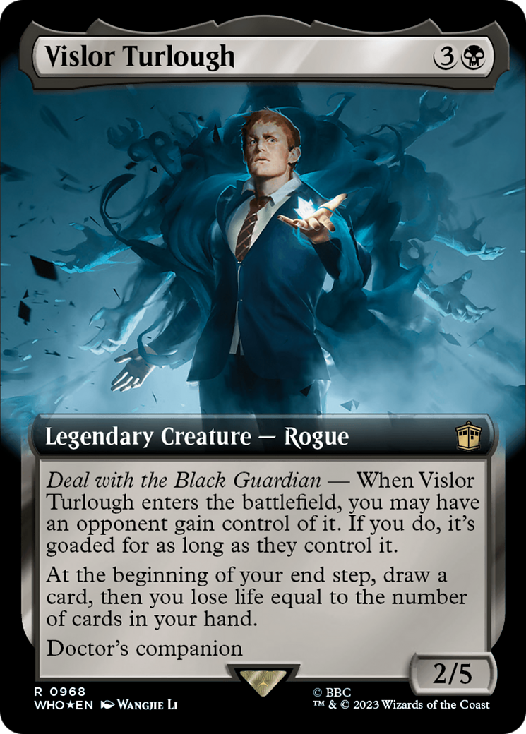 Vislor Turlough (Extended Art) (Surge Foil) [Doctor Who] | Play N Trade Winnipeg