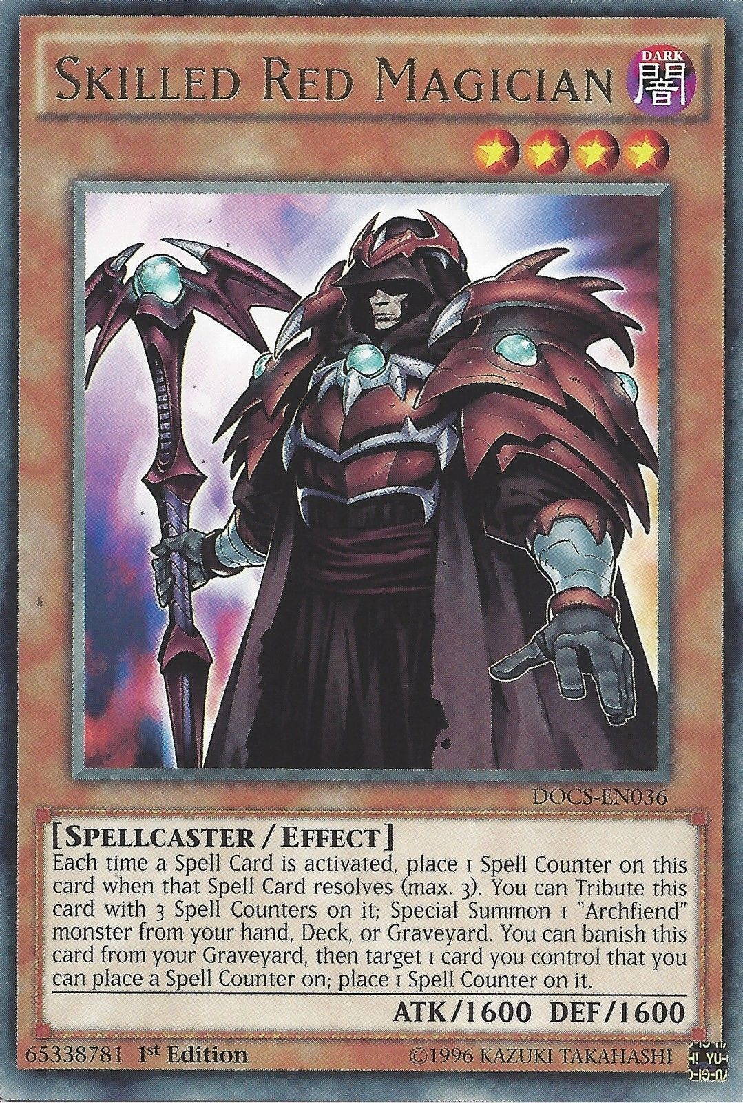 Skilled Red Magician [DOCS-EN036] Rare | Play N Trade Winnipeg