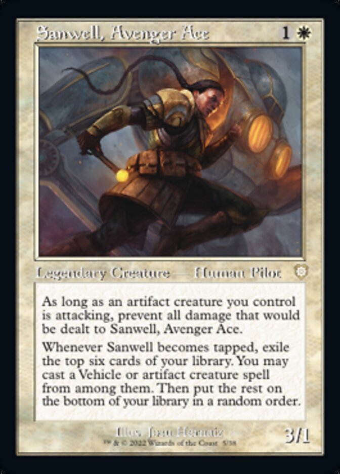 Sanwell, Avenger Ace (Retro) [The Brothers' War Commander] | Play N Trade Winnipeg