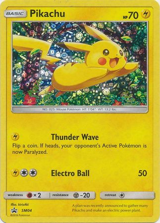 Pikachu (SM04) (General Mills Promo) [Sun & Moon: Black Star Promos] | Play N Trade Winnipeg