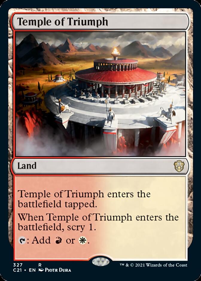 Temple of Triumph [Commander 2021] | Play N Trade Winnipeg