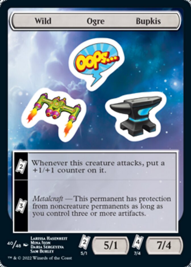 Wild Ogre Bupkis [Unfinity Stickers] | Play N Trade Winnipeg