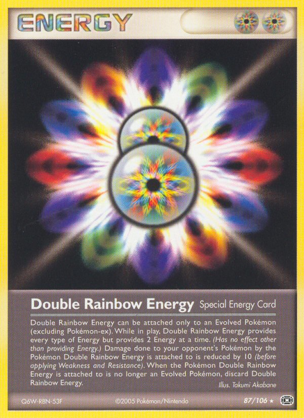 Double Rainbow Energy (87/106) [EX: Emerald] | Play N Trade Winnipeg