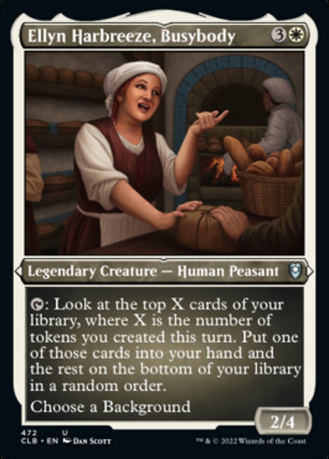 Ellyn Harbreeze, Busybody (Foil Etched) [Commander Legends: Battle for Baldur's Gate] | Play N Trade Winnipeg