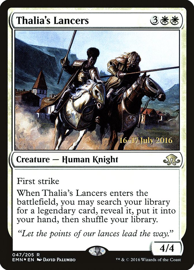 Thalia's Lancers  [Eldritch Moon Prerelease Promos] | Play N Trade Winnipeg