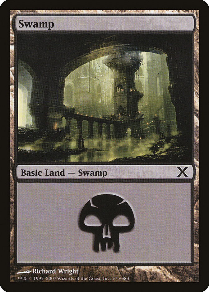 Swamp (375) [Tenth Edition] | Play N Trade Winnipeg