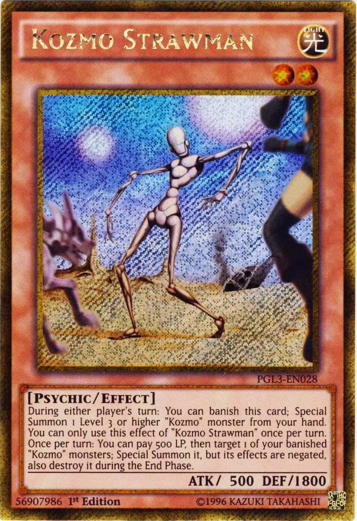 Kozmo Strawman [PGL3-EN028] Gold Secret Rare | Play N Trade Winnipeg