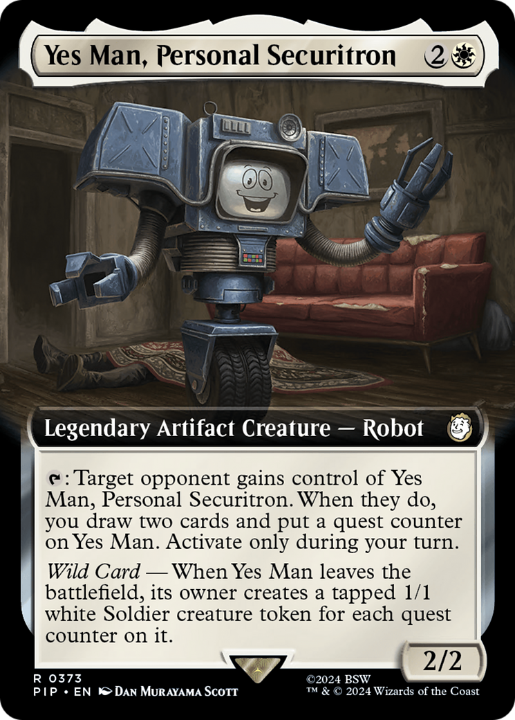 Yes Man, Personal Securitron (Extended Art) [Fallout] | Play N Trade Winnipeg