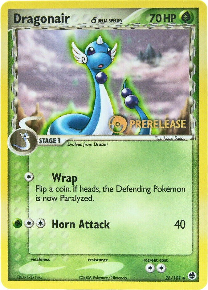 Dragonair (28/101) (Prerelease) [EX: Dragon Frontiers] | Play N Trade Winnipeg