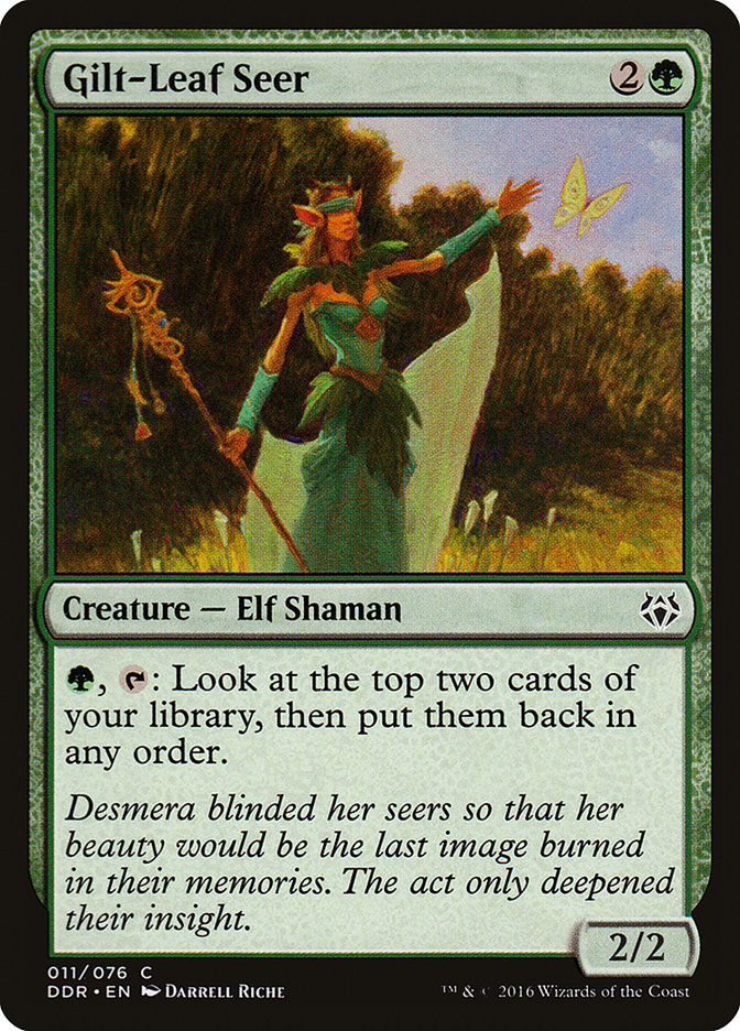 Gilt-Leaf Seer [Duel Decks: Nissa vs. Ob Nixilis] | Play N Trade Winnipeg