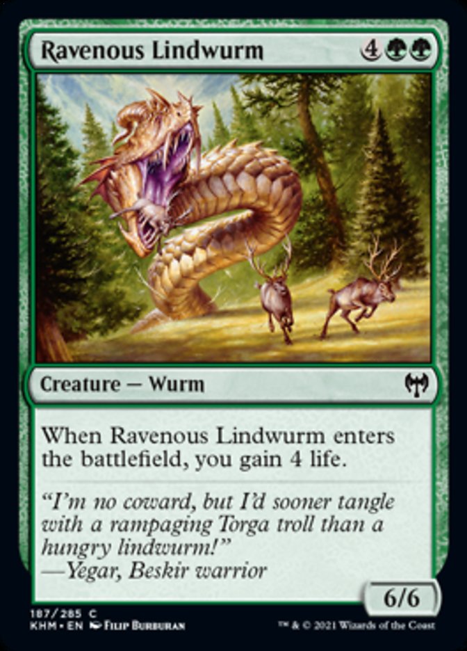 Ravenous Lindwurm [Kaldheim] | Play N Trade Winnipeg