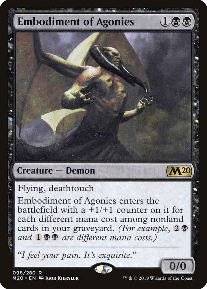 Embodiment of Agonies [Core Set 2020] | Play N Trade Winnipeg