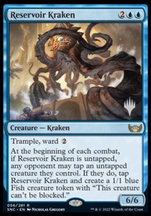 Reservoir Kraken (Promo Pack) [Streets of New Capenna Promos] | Play N Trade Winnipeg