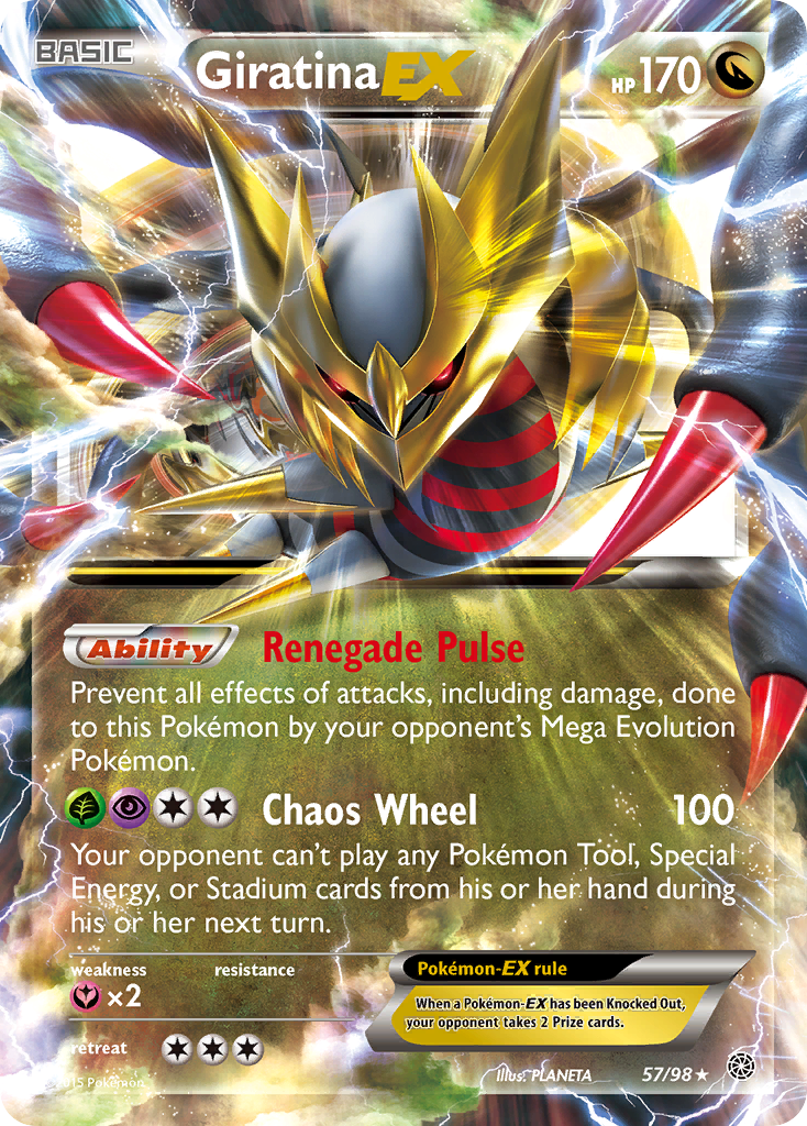 Giratina EX (57/98) [XY: Ancient Origins] | Play N Trade Winnipeg