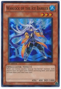 Warlock of the Ice Barrier [HA04-EN023] Super Rare | Play N Trade Winnipeg