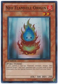 Neo Flamvell Origin [HA04-EN031] Super Rare | Play N Trade Winnipeg