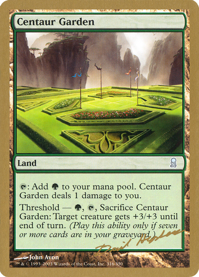 Centaur Garden (Dave Humpherys) [World Championship Decks 2003] | Play N Trade Winnipeg