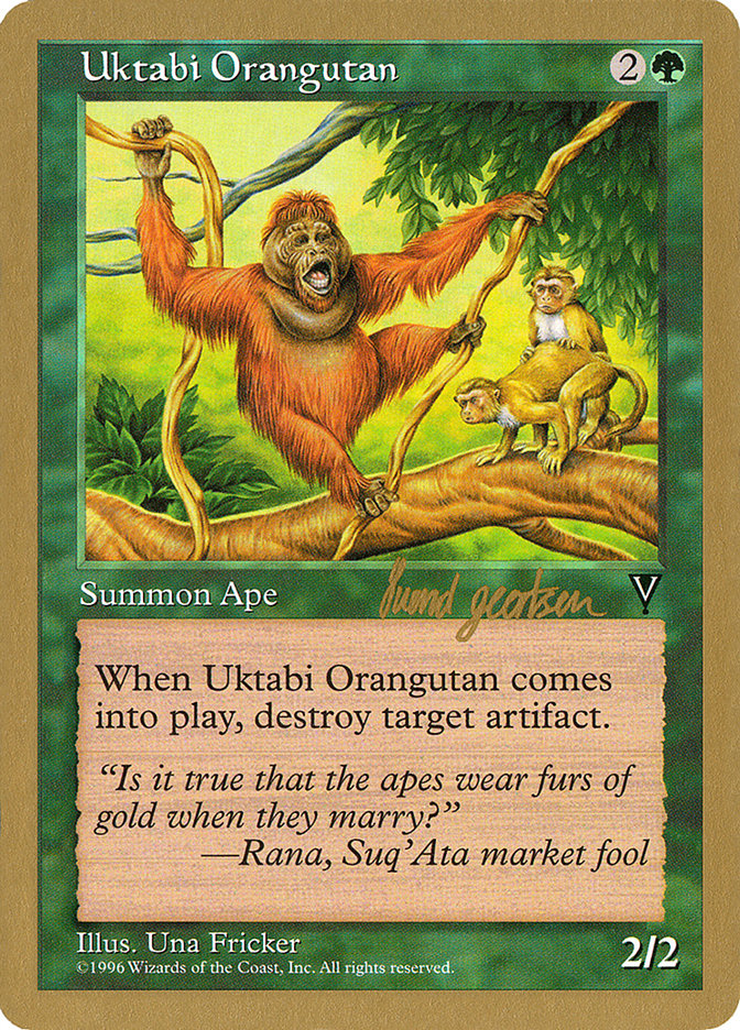 Uktabi Orangutan (Svend Geertsen) (SB) [World Championship Decks 1997] | Play N Trade Winnipeg