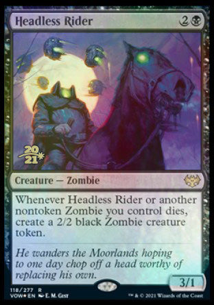 Headless Rider [Innistrad: Crimson Vow Prerelease Promos] | Play N Trade Winnipeg