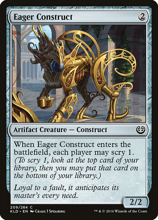 Eager Construct [Kaladesh] | Play N Trade Winnipeg