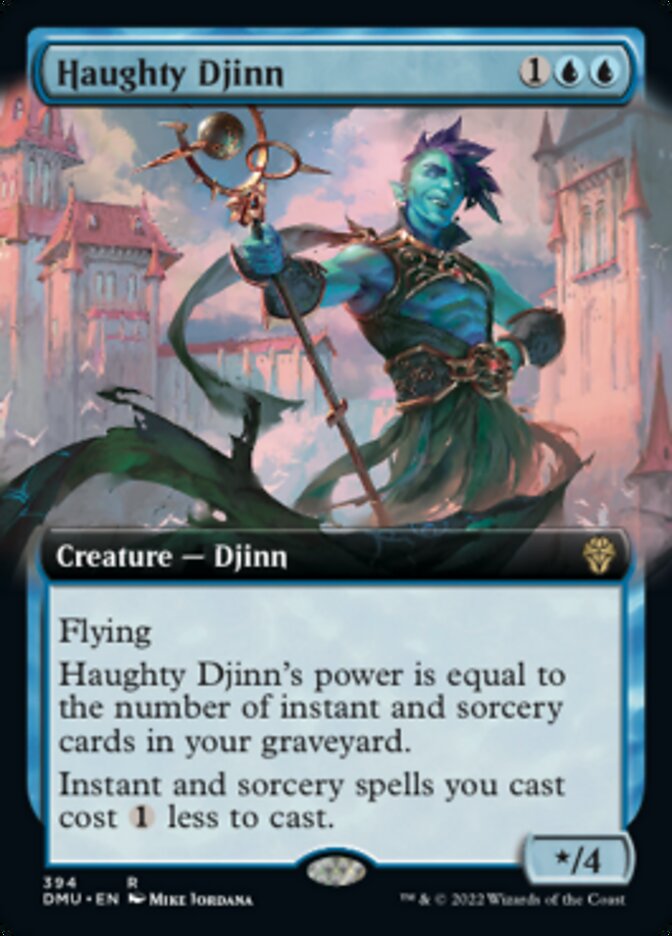 Haughty Djinn (Extended Art) [Dominaria United] | Play N Trade Winnipeg