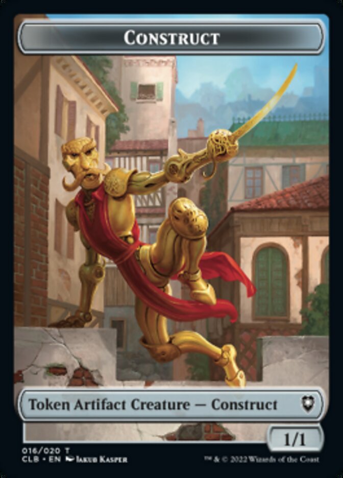 Treasure // Construct Double-sided Token [Commander Legends: Battle for Baldur's Gate Tokens] | Play N Trade Winnipeg