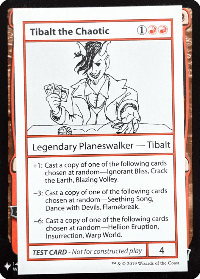 Tibalt the Chaotic [Mystery Booster Playtest Cards] | Play N Trade Winnipeg