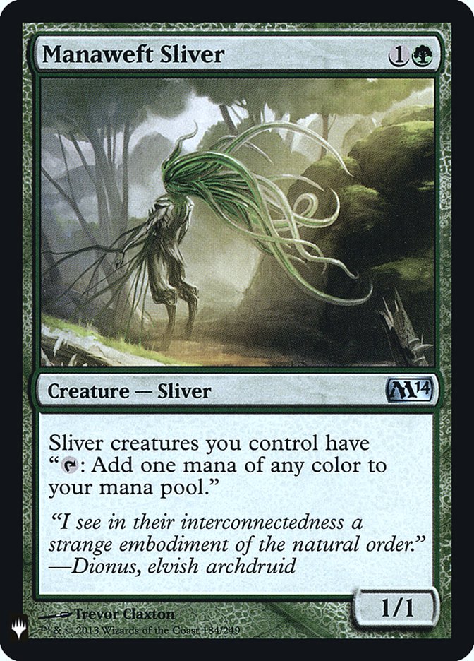Manaweft Sliver [Mystery Booster] | Play N Trade Winnipeg