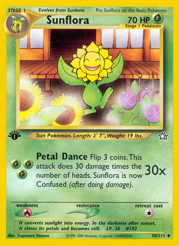 Sunflora (50/111) [Neo Genesis 1st Edition] | Play N Trade Winnipeg