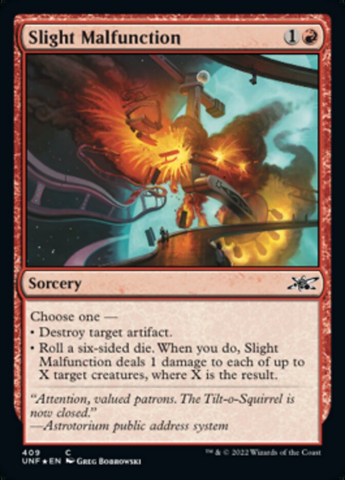 Slight Malfunction (Galaxy Foil) [Unfinity] | Play N Trade Winnipeg