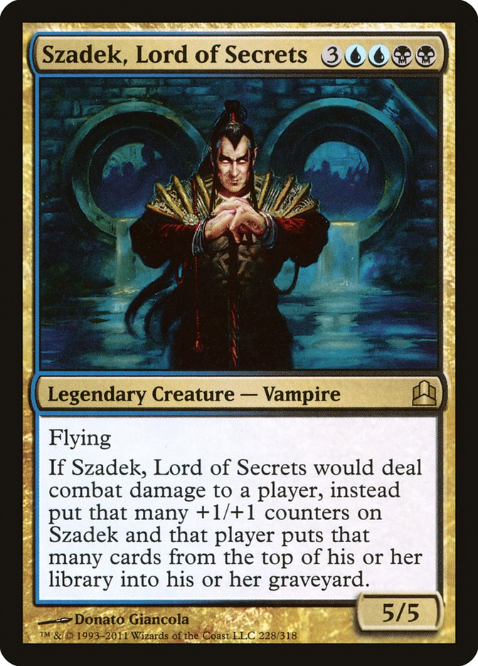 Szadek, Lord of Secrets [Commander 2011] | Play N Trade Winnipeg