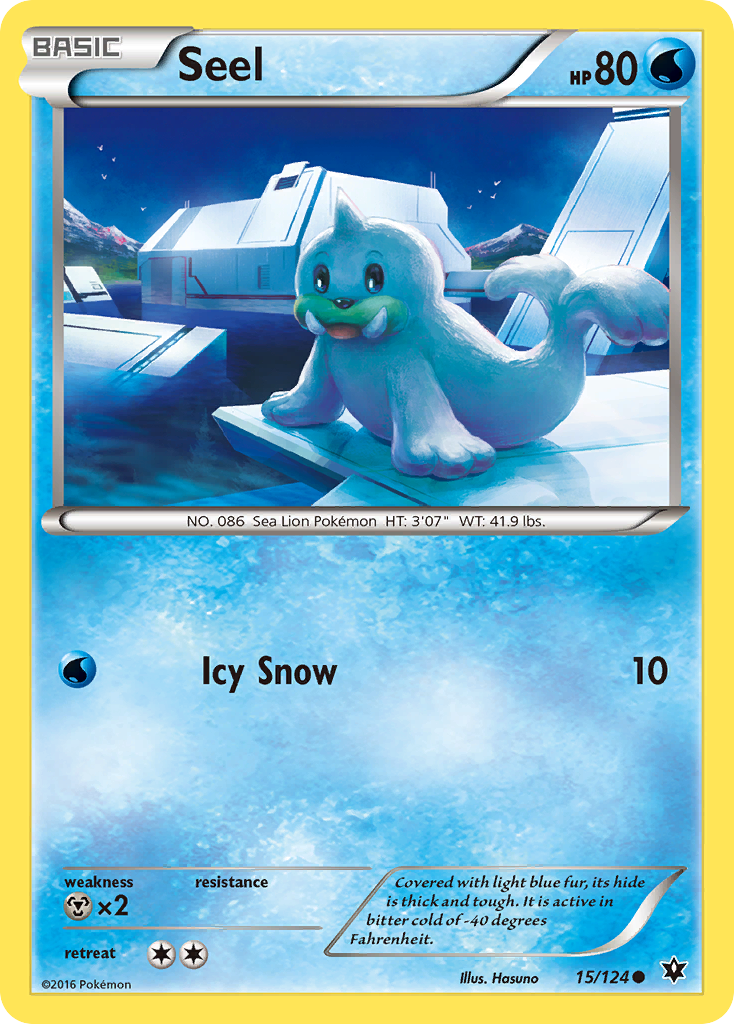 Seel (15/124) [XY: Fates Collide] | Play N Trade Winnipeg