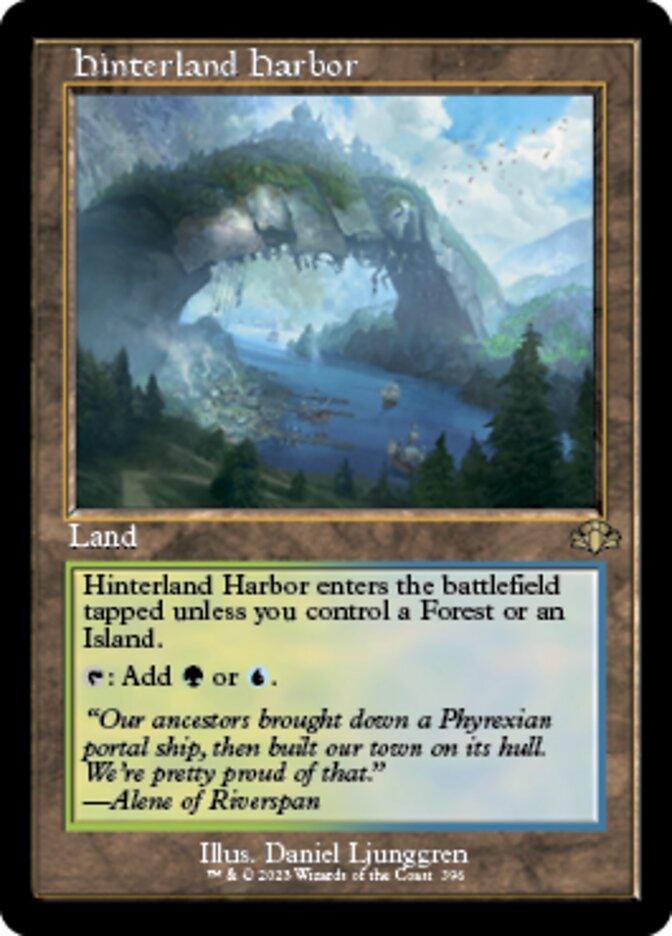 Hinterland Harbor (Retro) [Dominaria Remastered] | Play N Trade Winnipeg