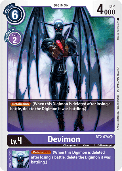 Devimon [BT2-074] [Release Special Booster Ver.1.0] | Play N Trade Winnipeg