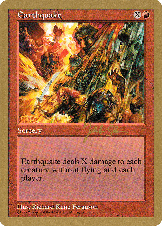 Earthquake (Jakub Slemr) [World Championship Decks 1997] | Play N Trade Winnipeg