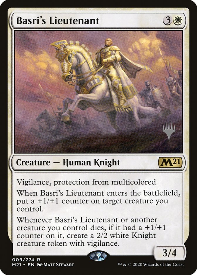 Basri's Lieutenant (Promo Pack) [Core Set 2021 Promos] | Play N Trade Winnipeg