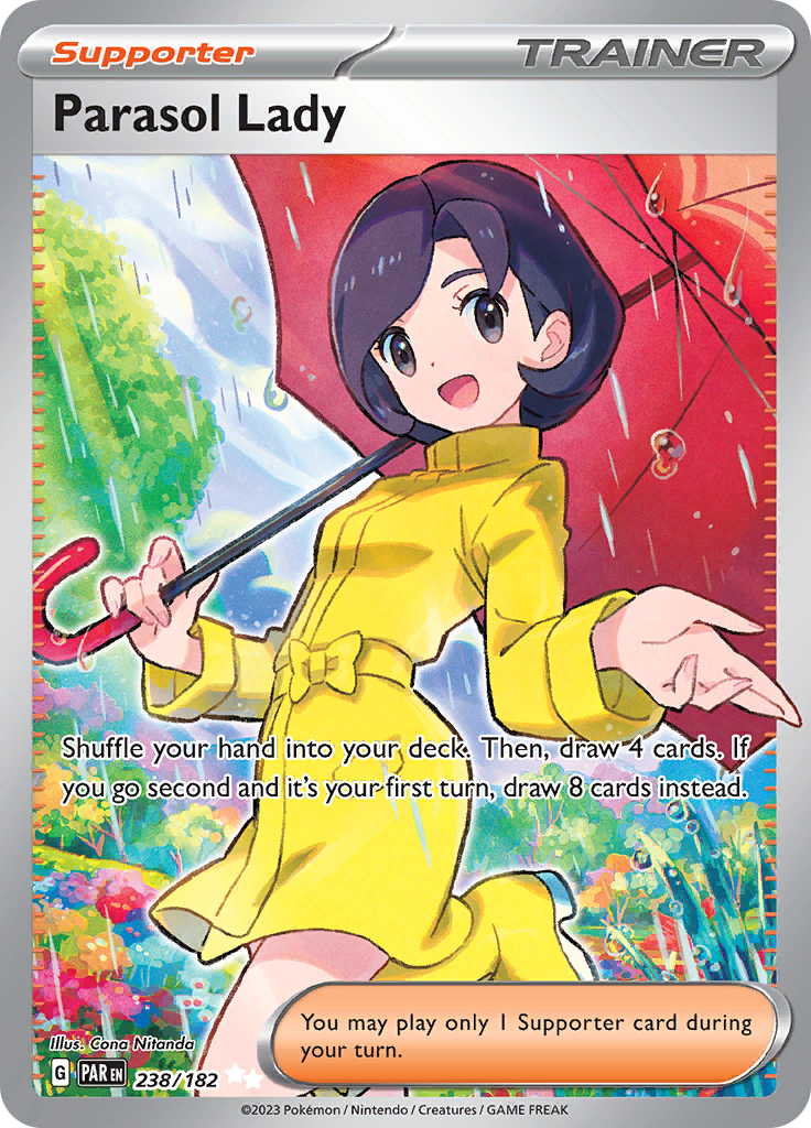 Parasol Lady (238/182) [Scarlet & Violet: Paradox Rift] | Play N Trade Winnipeg