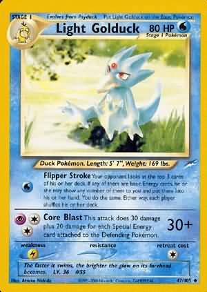 Light Golduck (47/105) [Neo Destiny Unlimited] | Play N Trade Winnipeg