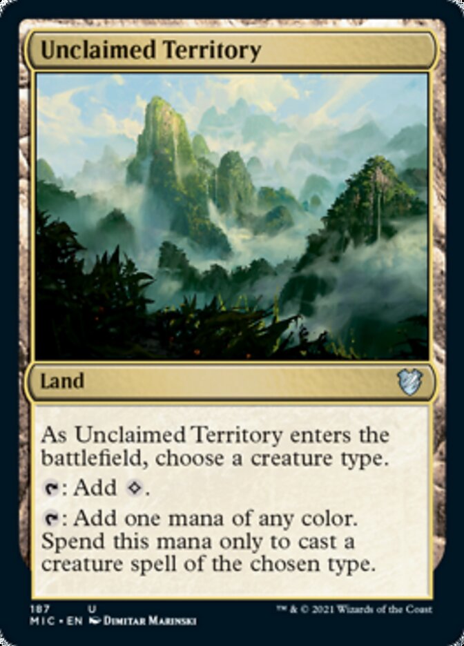 Unclaimed Territory [Innistrad: Midnight Hunt Commander] | Play N Trade Winnipeg