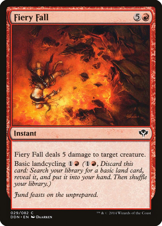 Fiery Fall [Duel Decks: Speed vs. Cunning] | Play N Trade Winnipeg