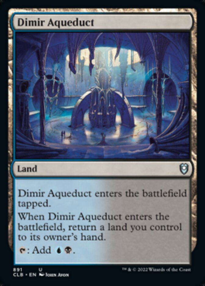 Dimir Aqueduct [Commander Legends: Battle for Baldur's Gate] | Play N Trade Winnipeg