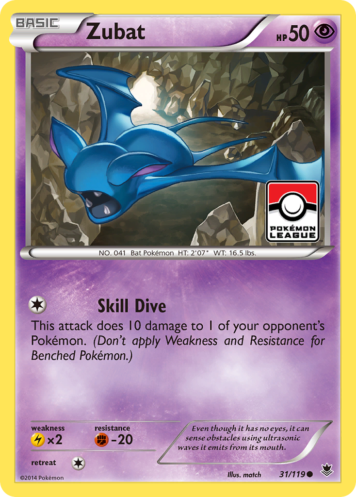 Zubat (31/119) [XY: Phantom Forces] | Play N Trade Winnipeg