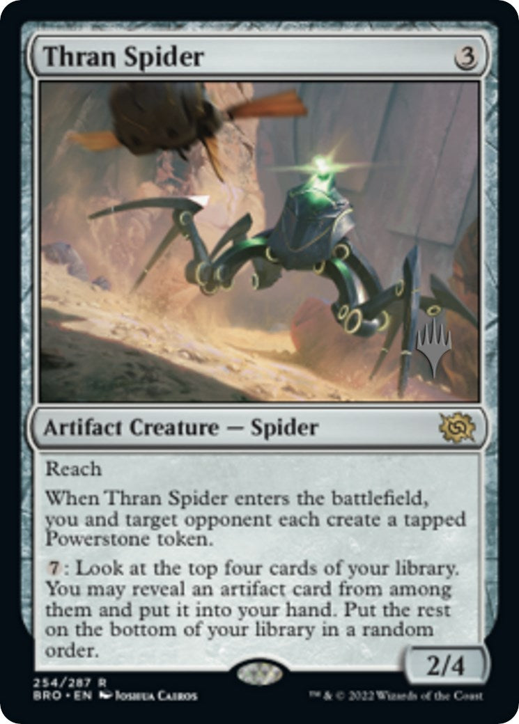 Thran Spider (Promo Pack) [The Brothers' War Promos] | Play N Trade Winnipeg
