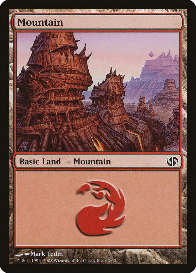 Mountain (62) [Duel Decks: Jace vs. Chandra] | Play N Trade Winnipeg